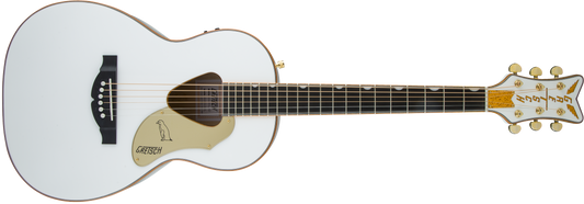 Gretsch G5021E Rancher Penguin Parlor Acoustic Electric Guitar - White