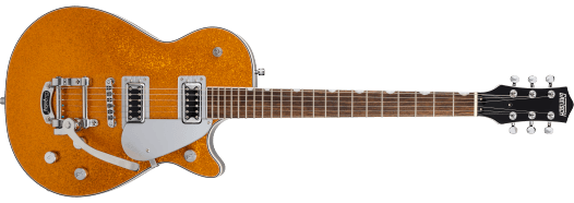 Gretsch G5230T Electromatic Sparkle Jet FT Single-Cut Electric Guitar with Bigsby - Gold Sparkle