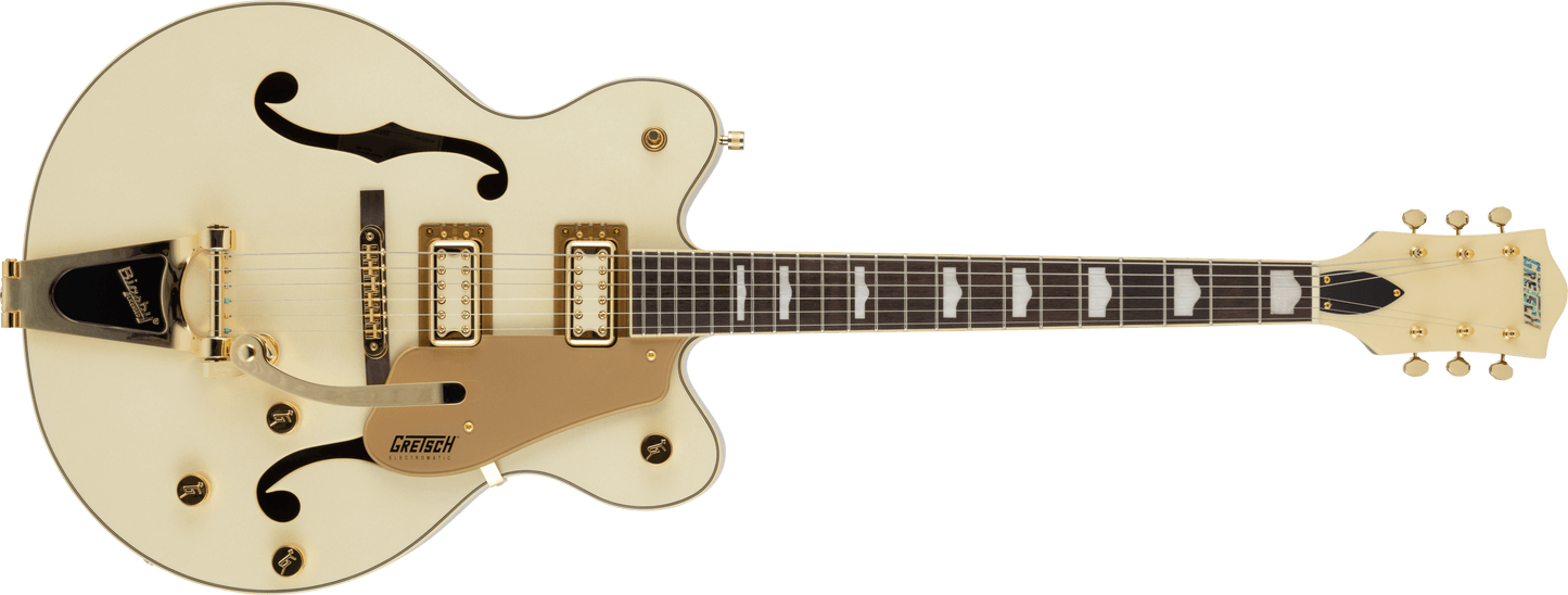 Gretsch G5422TG Electromatic™ Pristine LTD Hollow Body Double-Cut with Bigsby Electric Guitar - White Gold