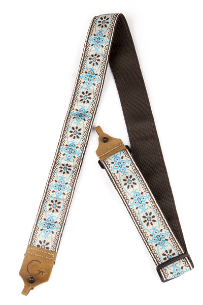Gretsch "G Brand" Series Banjo Strap - Blue/Brown