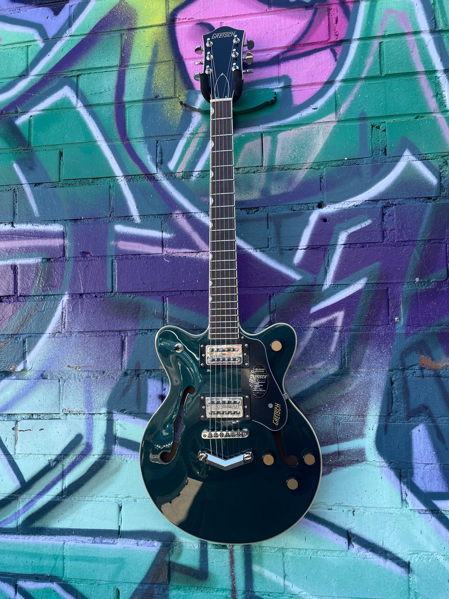 Gretsch G2655 Streamliner Center Block Jr. Double-Cut with V-Stoptail Electric Guitar - Midnight Sapphire