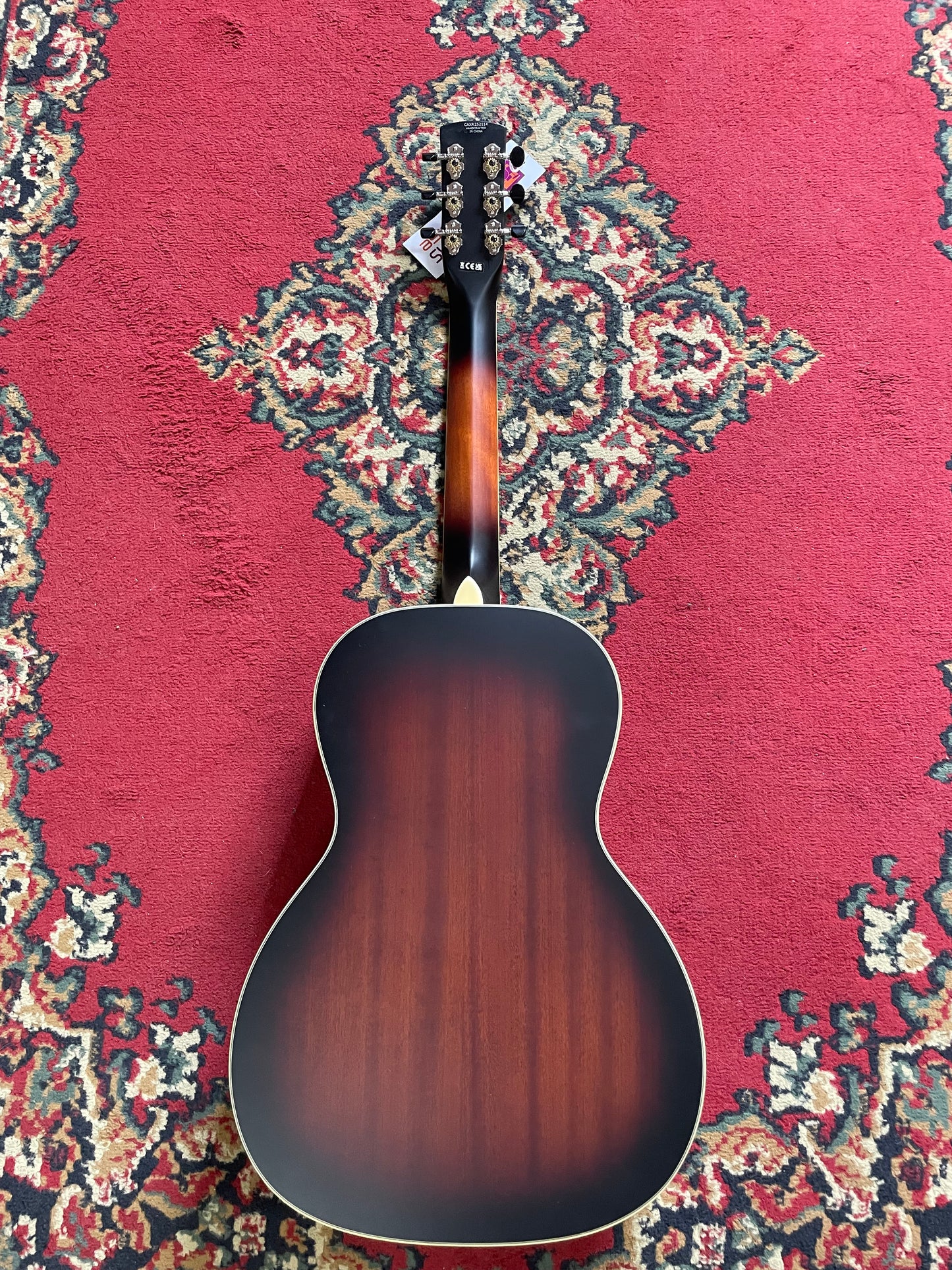 Gretsch G9241 Alligator Biscuit Round-Neck Acoustic Electric Resonator Guitar - 2-Colour Sunburst