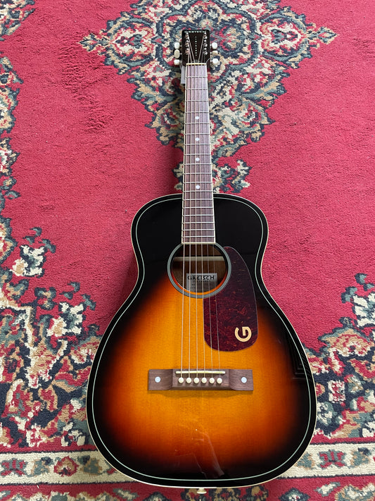 Gretsch Jim Dandy Parlor Acoustic Guitar Deep Cherry Burst