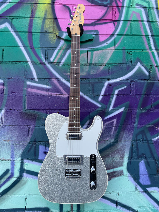 Fender Made in Japan Limited Sparkle Telecaster Electric Guitar - Silver