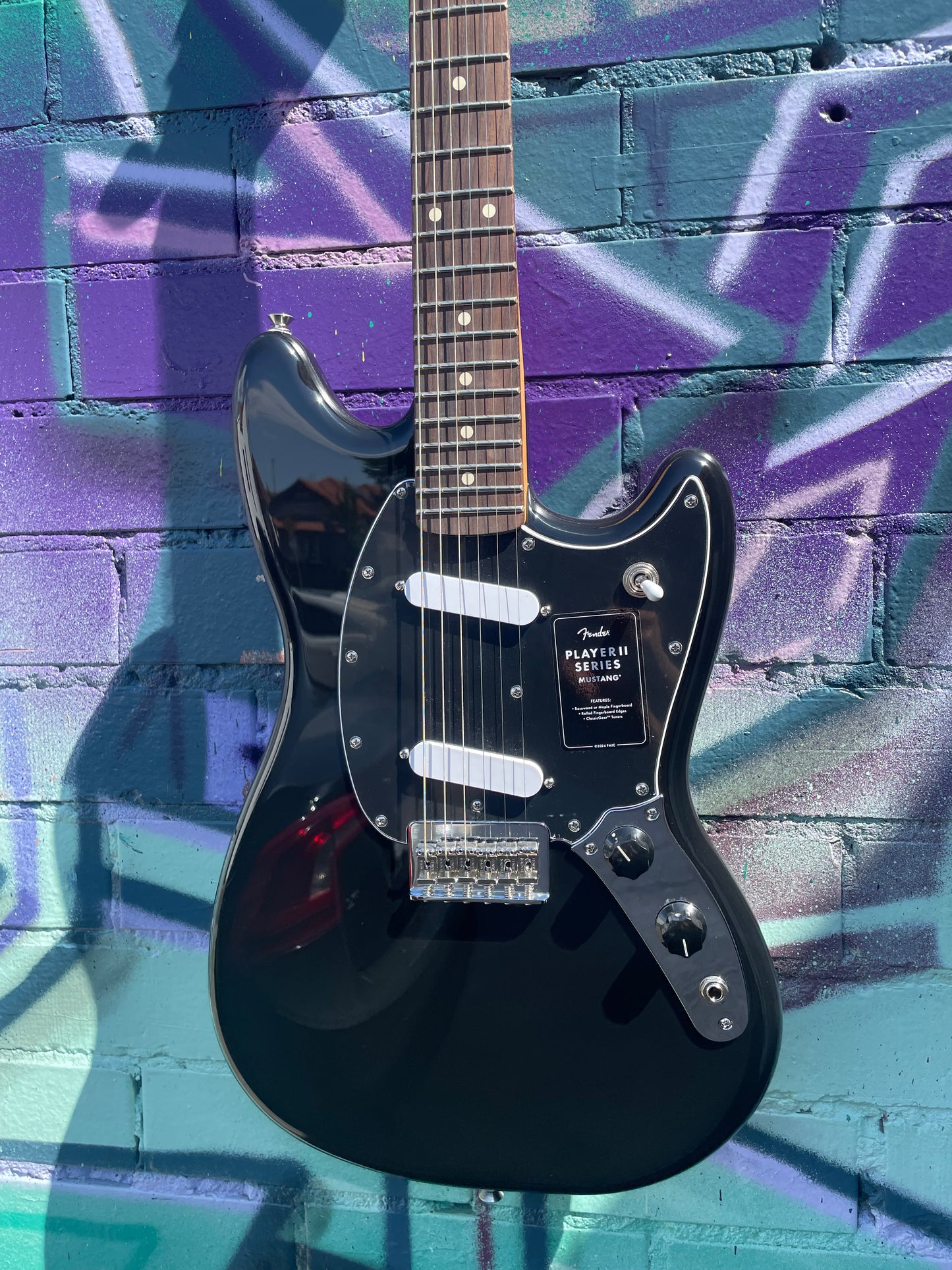 Fender Player II Mustang Electric Guitar - Black