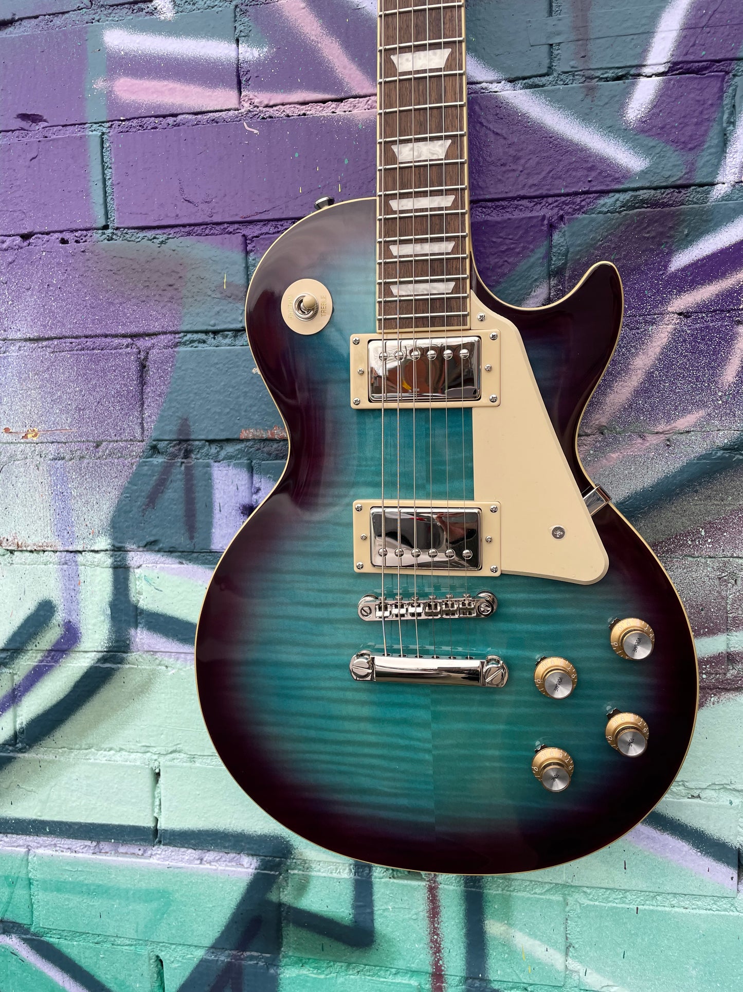Epiphone Les Paul Standard 60s Figured Top Electric Guitar - Blueberry