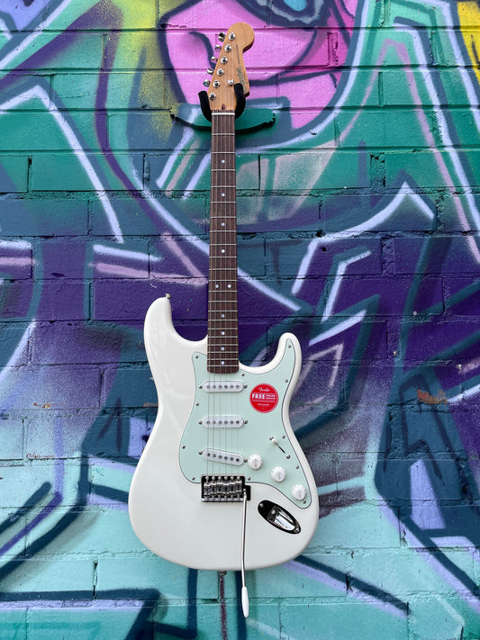Squier Limited Edition Classic Vibe 60s Stratocaster Electric Guitar - Olympic White