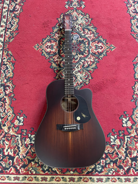Maton EBW70C Blackwood Electric Acoustic Guitar - Dark Walnut Burst