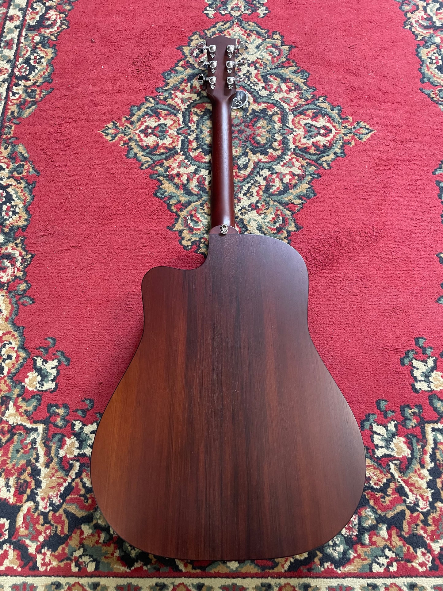Maton EBW70C Blackwood Electric Acoustic Guitar - Dark Walnut Burst