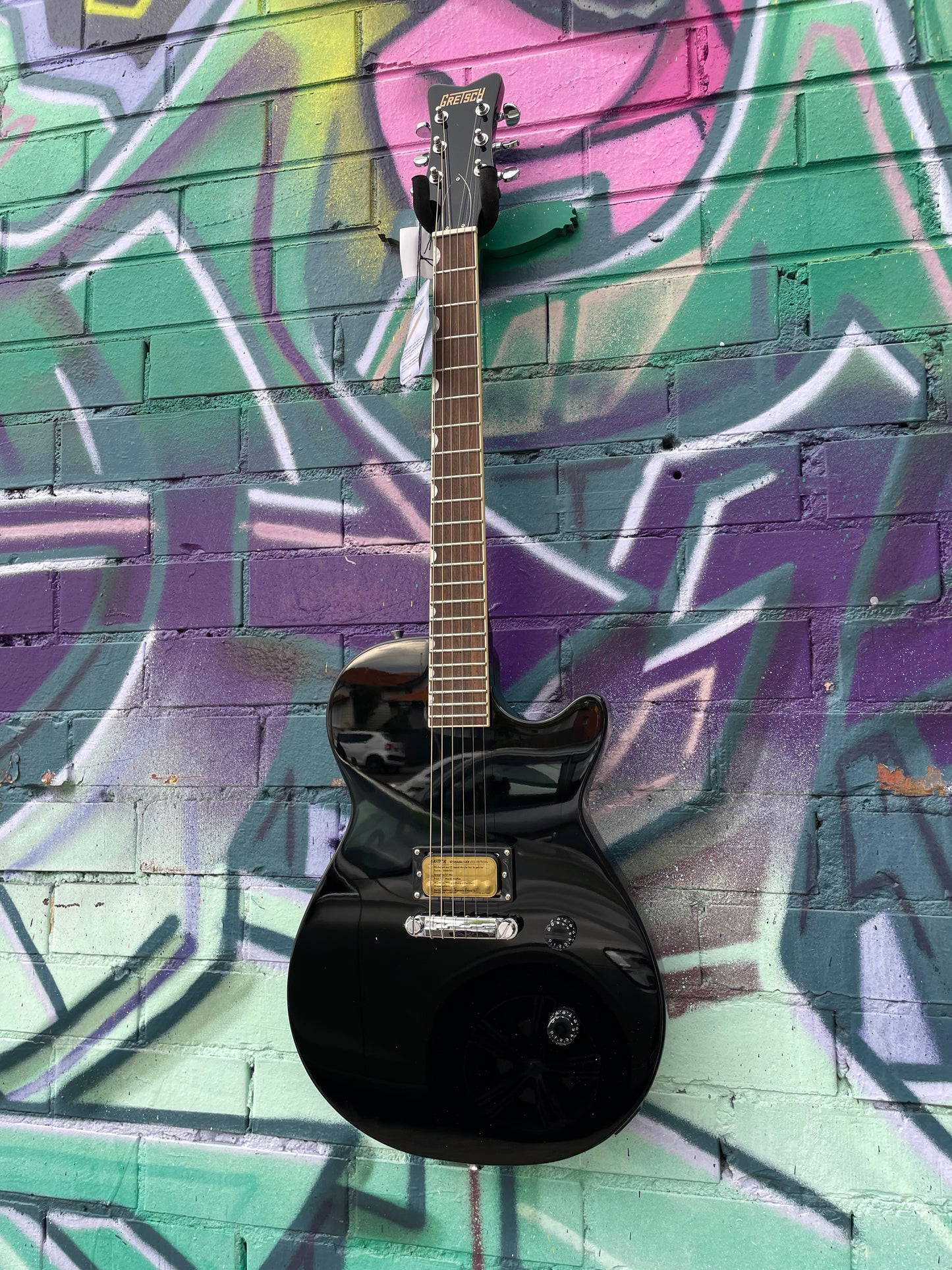 Gretsch Streamliner Jet Club 1 Pickup Electric Guitar - Jet Black