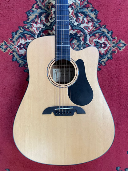 Alvarez AD30CE Dreadnought Electric Acoustic Guitar - Natural Satin