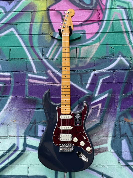 Fender American Professional Classic Stratocaster HSS Electric Guitar - Faded Black