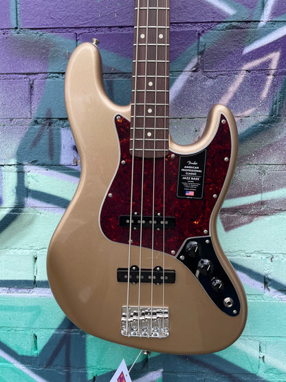 Fender American Professional Classic Jazz Bass - Faded Firemist Gold