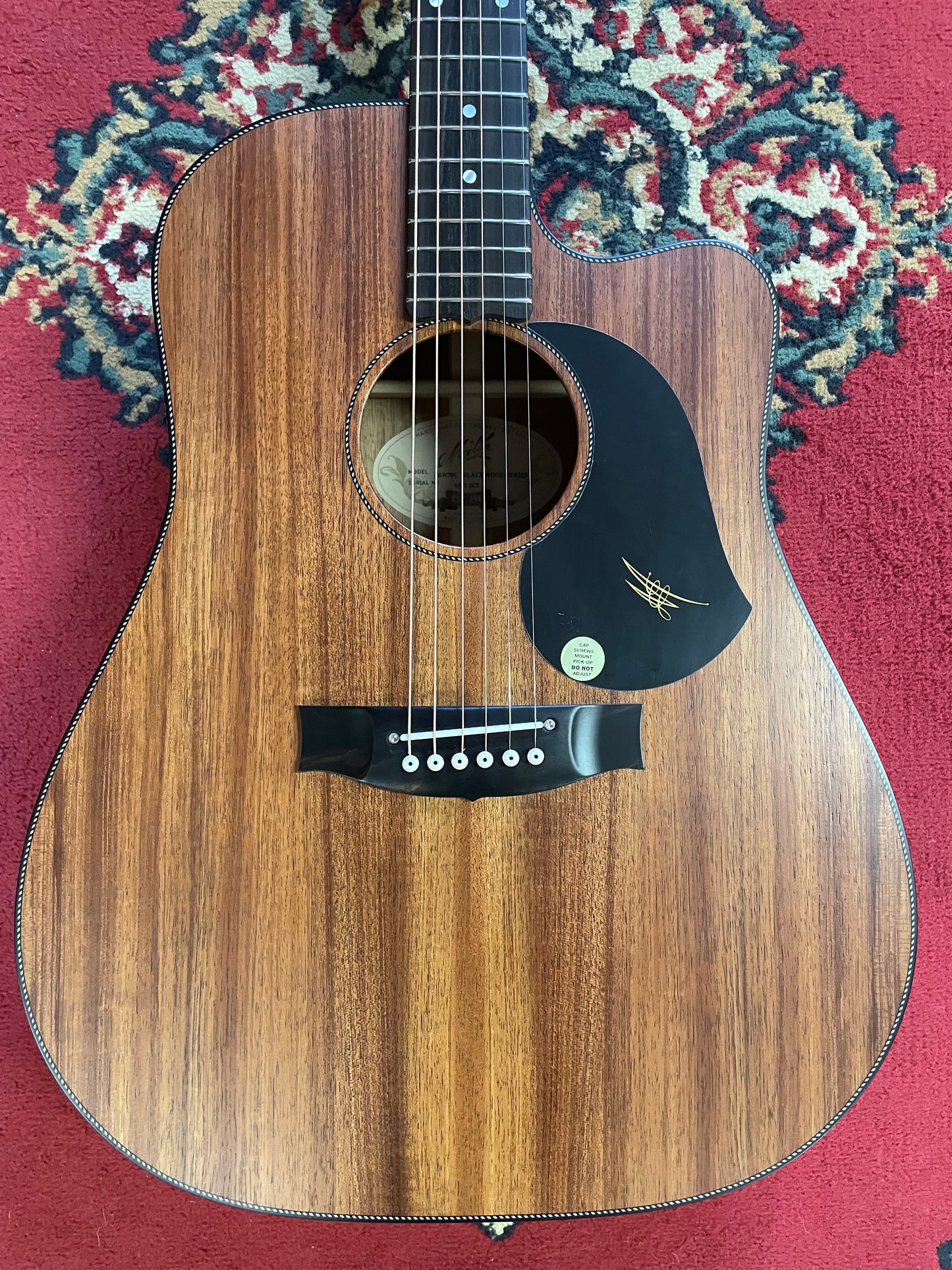 Maton EBW70C Blackwood Acoustic Electric Guitar with Cutaway