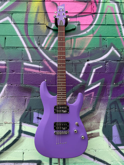 Schecter C-6 Deluxe Electric Guitar - Satin Purple