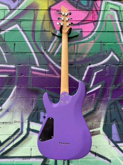 Schecter C-6 Deluxe Electric Guitar - Satin Purple