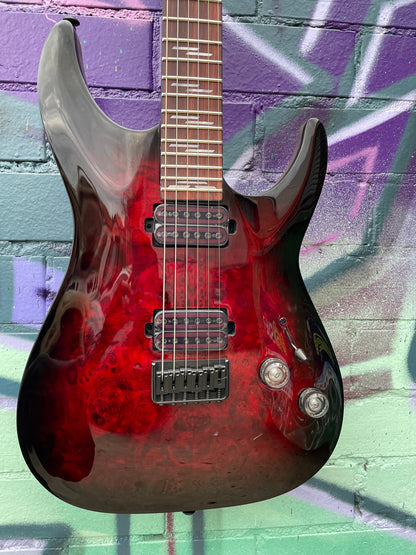 Schecter Omen Elite 6 Electric Guitar - Black Cherry Burst