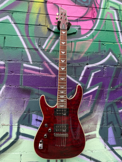 Schecter Omen Extreme-6 LH  Electric Guitar- Black Cherry