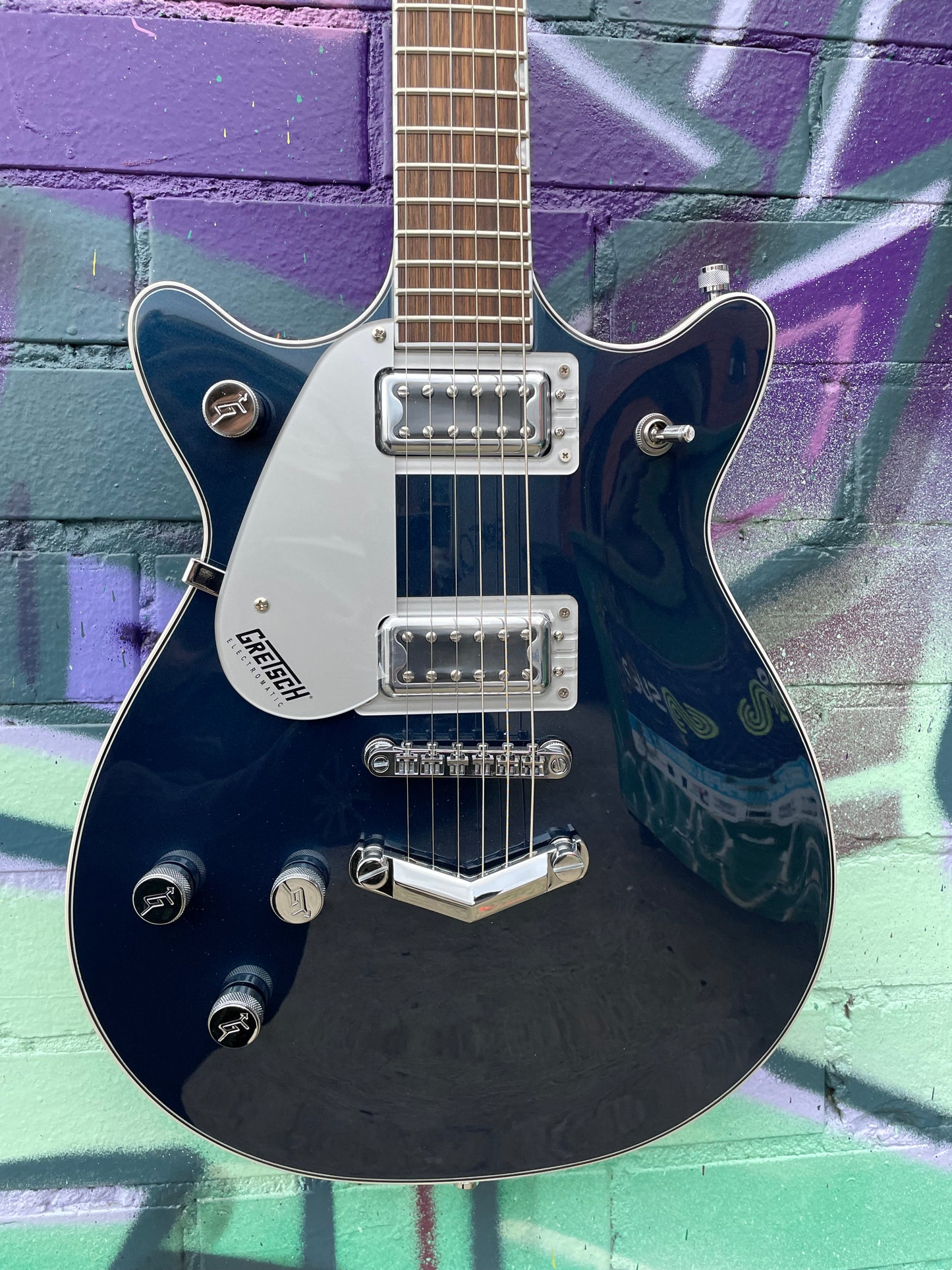 Gretsch G5232LH Electromatic Double Jet FT with V-Stoptail- Midnight Sapphire