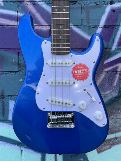 Squier FSR Mini Stratocaster Electric Guitar - Imperial Blue
