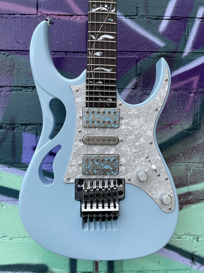 Ibanez Steve Vai Signature Prestige PIA3761C Electric Guitar - Blue Powder