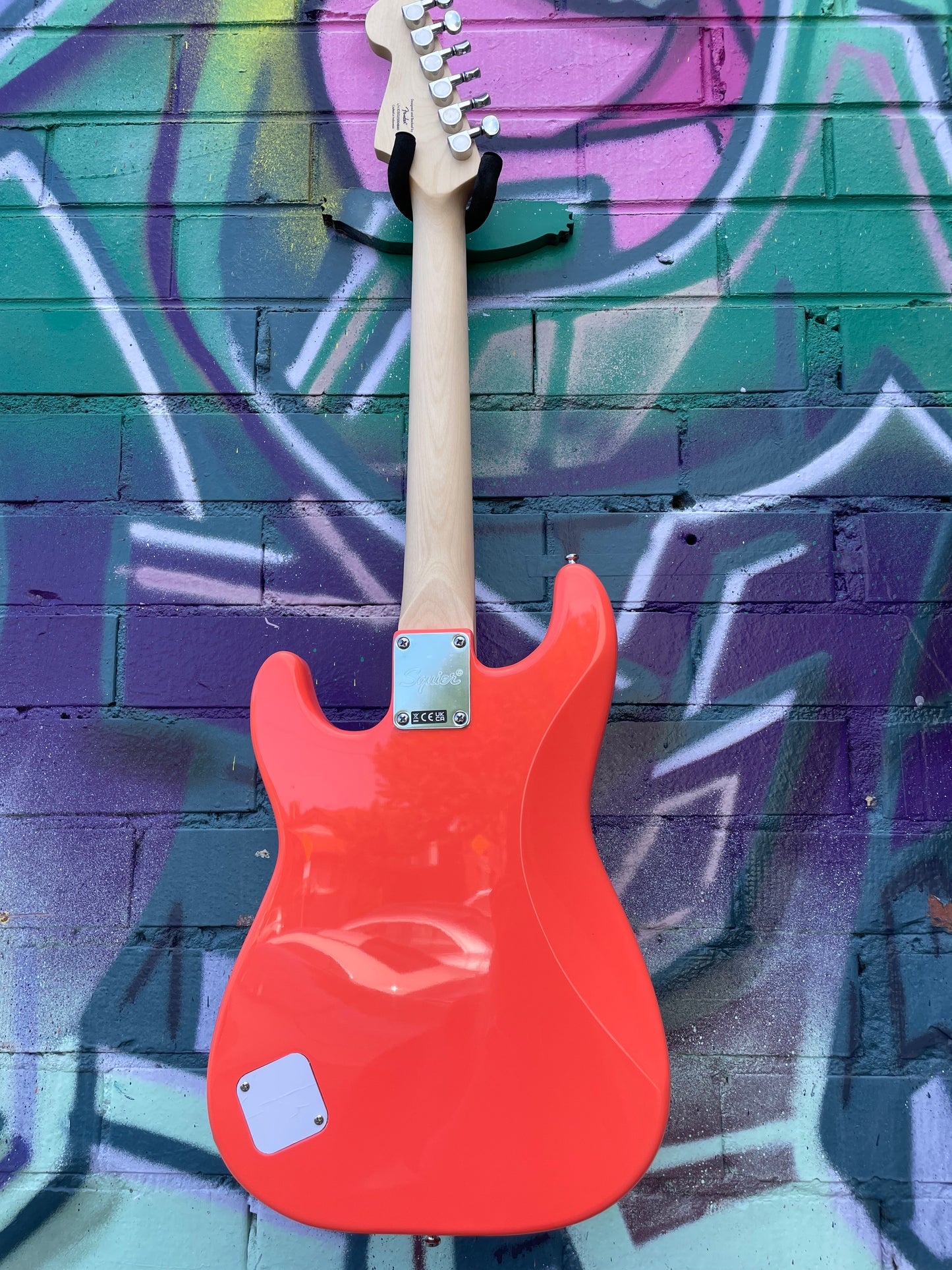 Squier FSR Mini Stratocaster Electric Guitar - Tahitian Coral