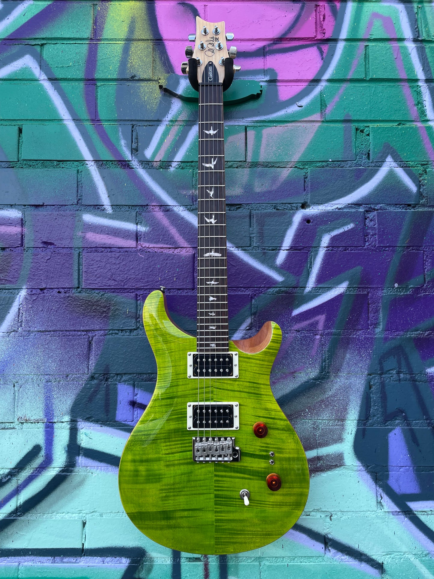 PRS SE Custom 24-08, Electric Guitar - Eriza Verde