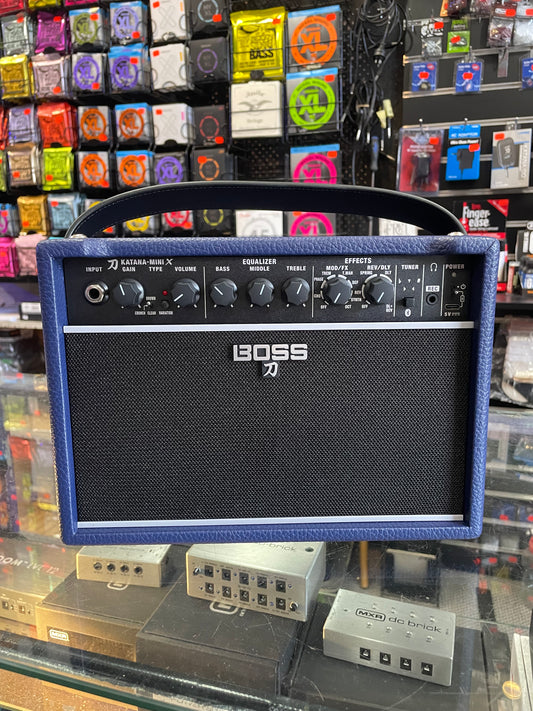 Boss Limited Edition Katana Mini X Electric Guitar Amplifier - Blue