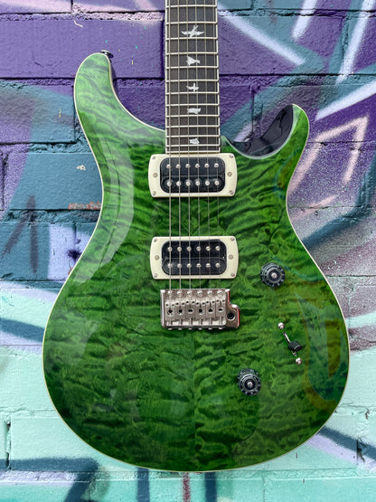 PRS SE Custom 24 Quilt Electric Guitar - Teal Black