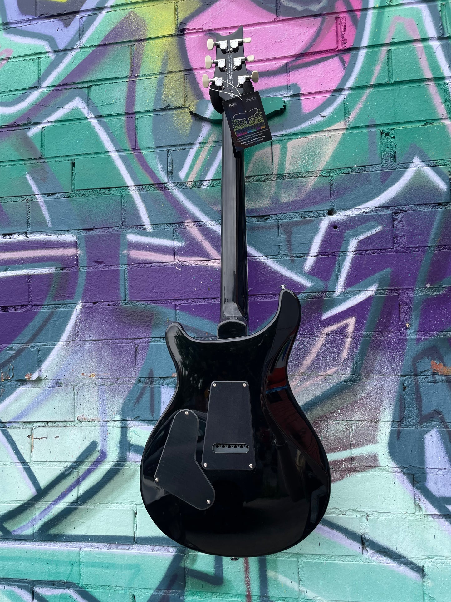 PRS SE Custom 24 Quilt Electric Guitar - Teal Black