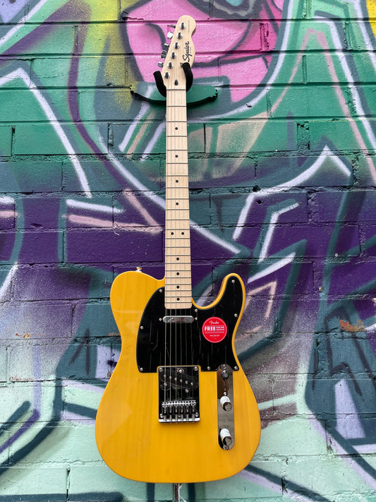 Squier Sonic Telecaster Electric Guitar - Butterscotch Blonde