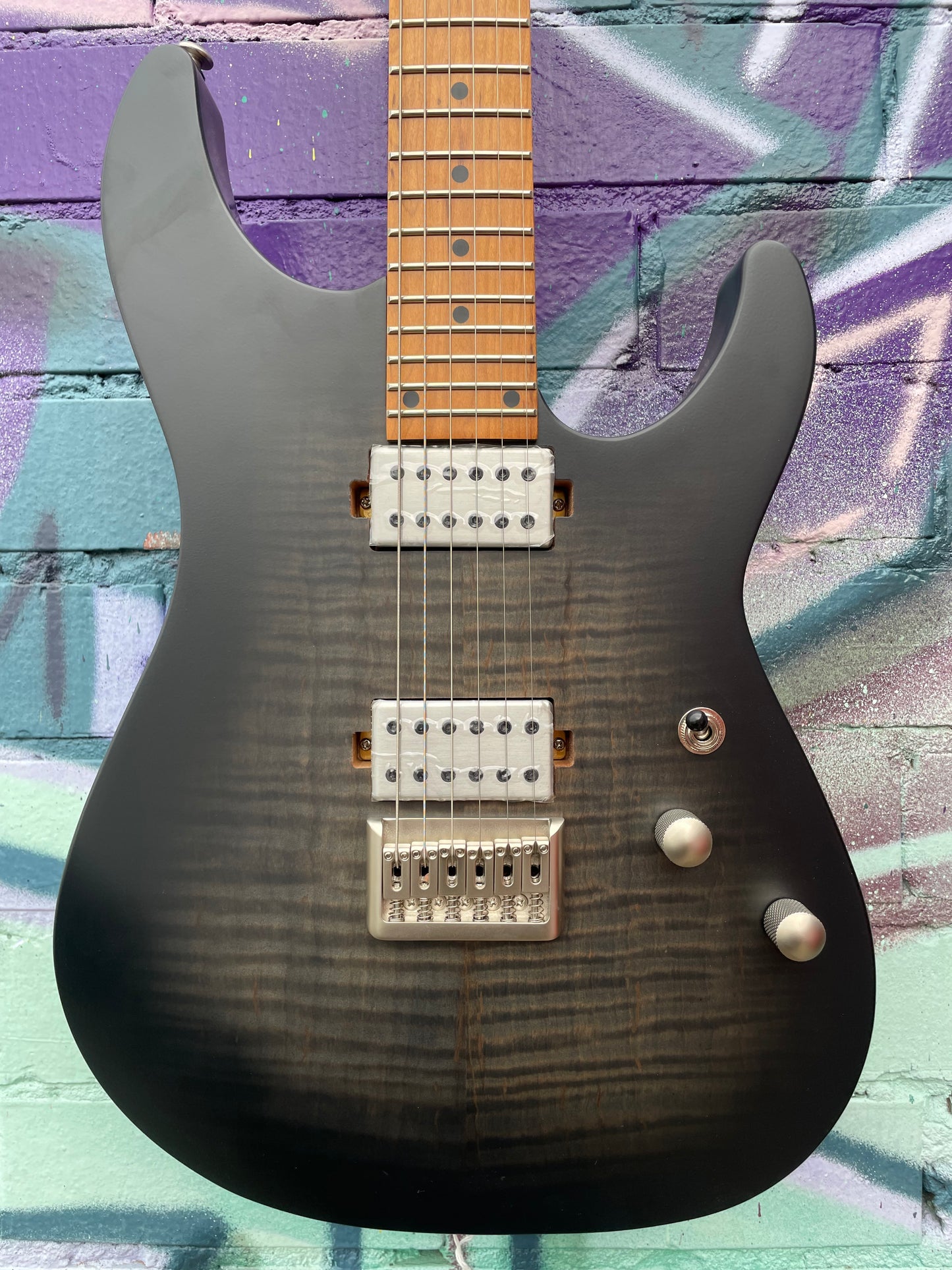 Schecter C-1 Standard Plus Electric Guitar - Ember Burst