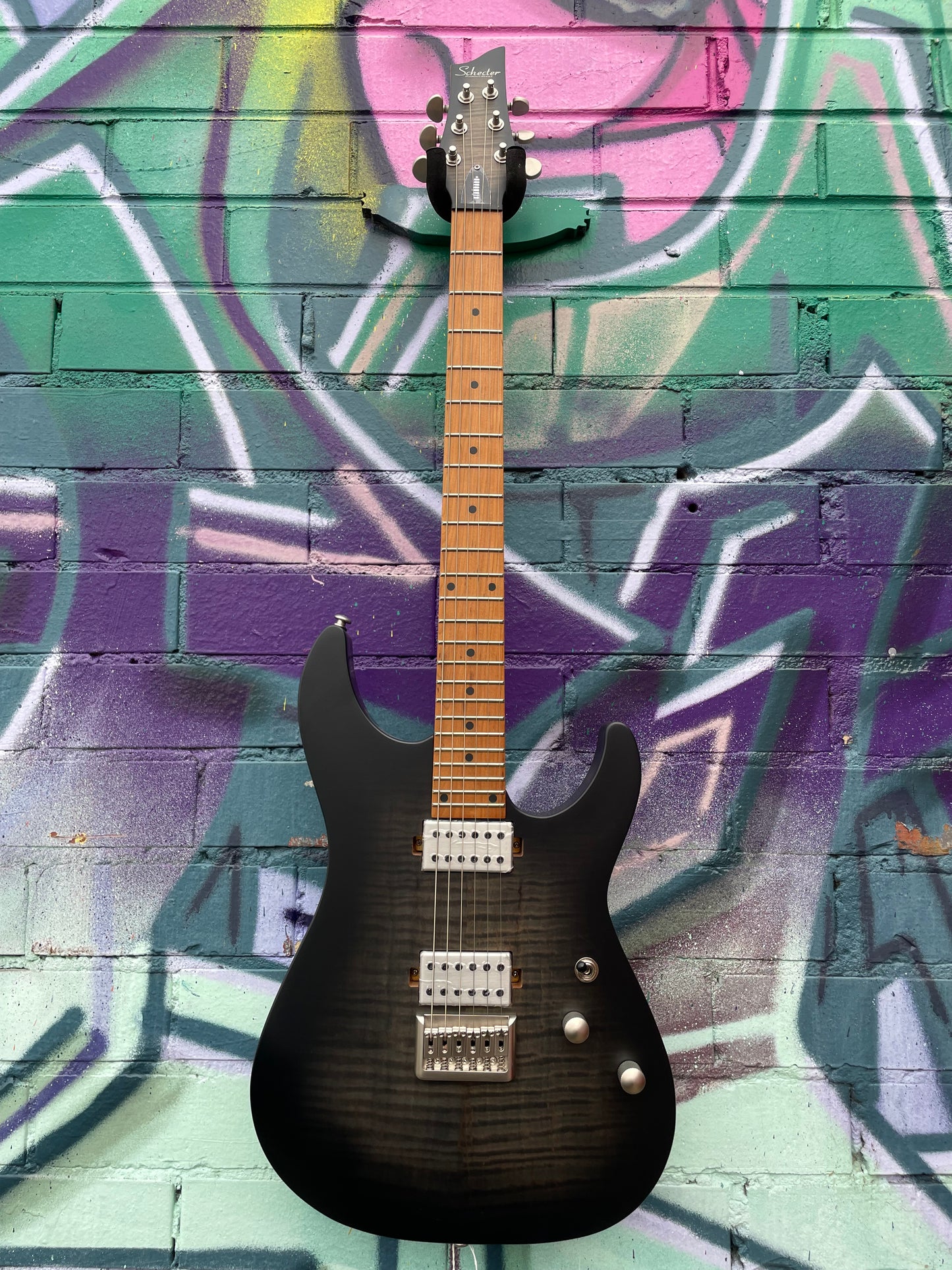 Schecter C-1 Standard Plus Electric Guitar - Ember Burst