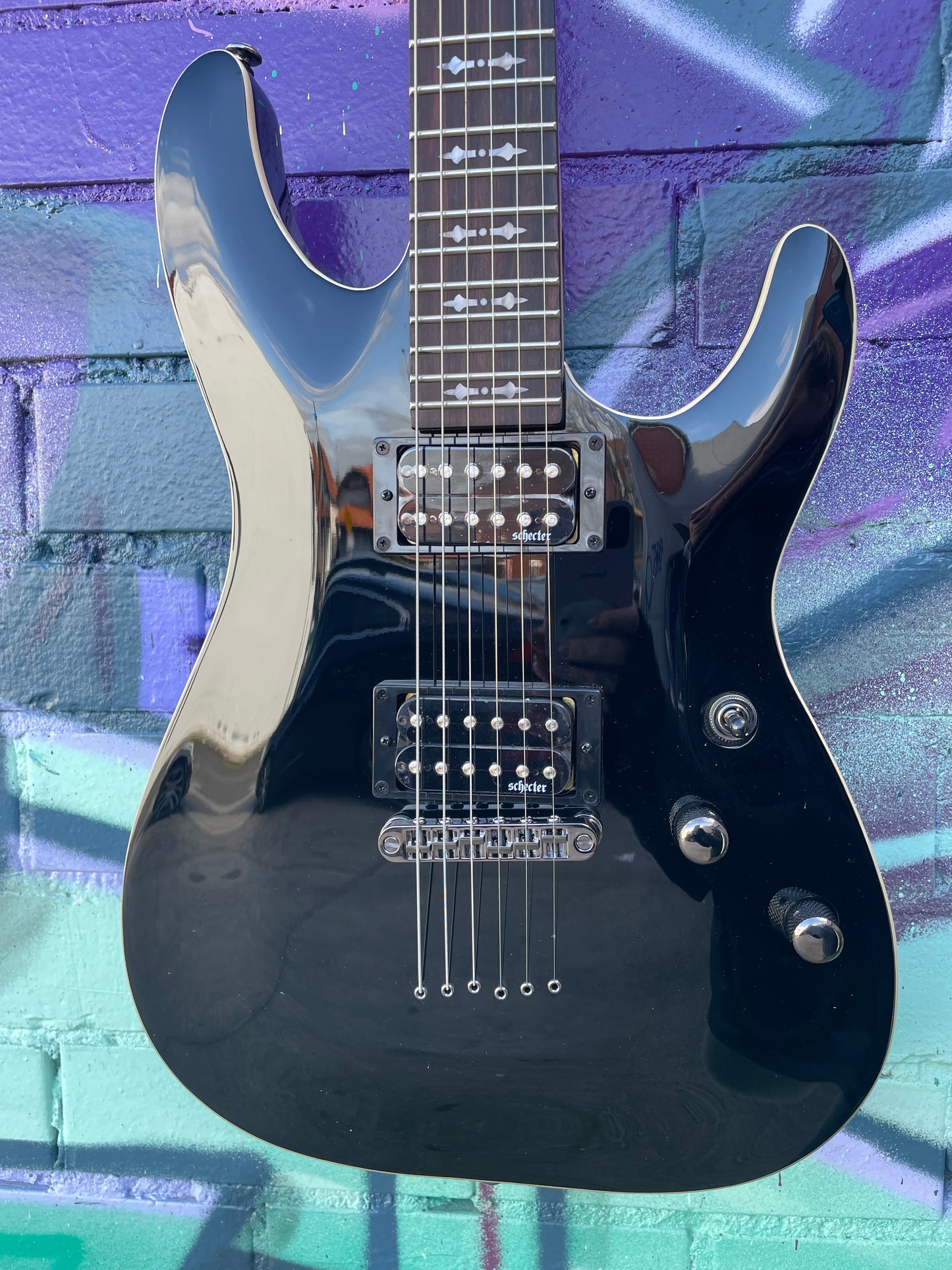 Schecter Omen 6 - Gloss Black