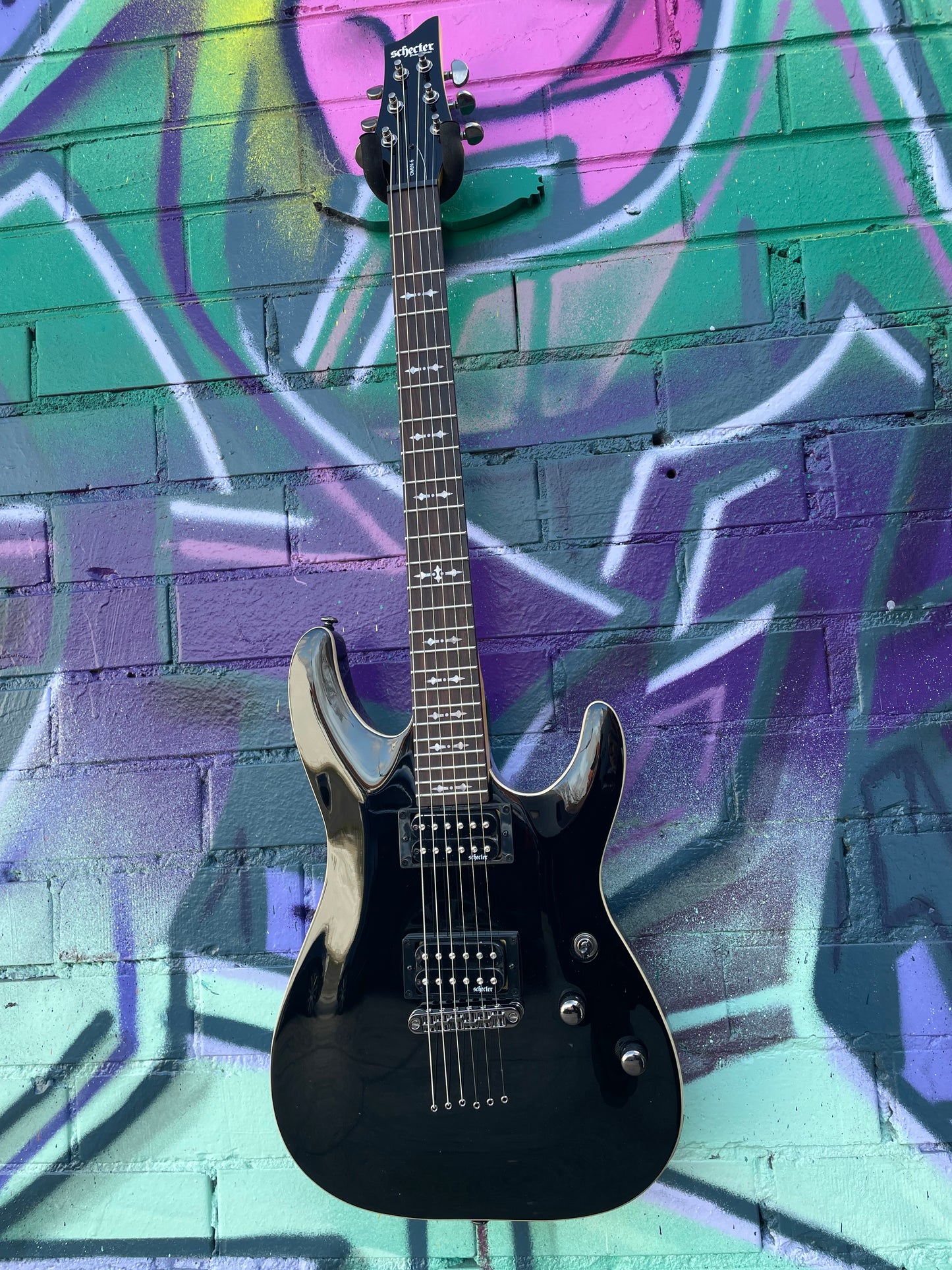 Schecter Omen 6 Electric Guitar - Gloss Black