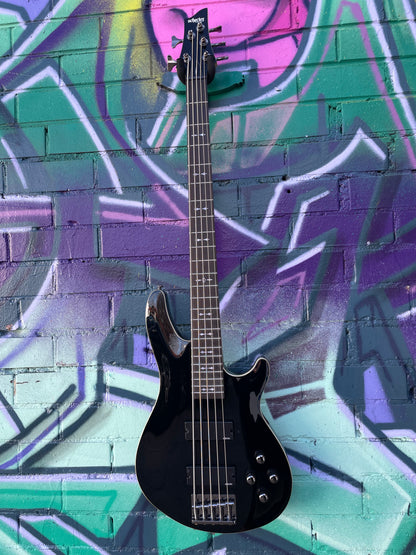 Schecter Omen 5 Electric Bass Guitar- Black