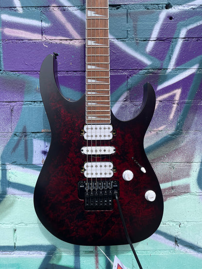 Ibanez RG470DXW Electric Guitar - Wine Red Frozen Matte