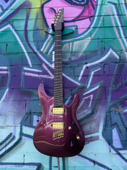Ibanez SML721 Multi-Scale Electric Guitar - Rose Gold Chameleon