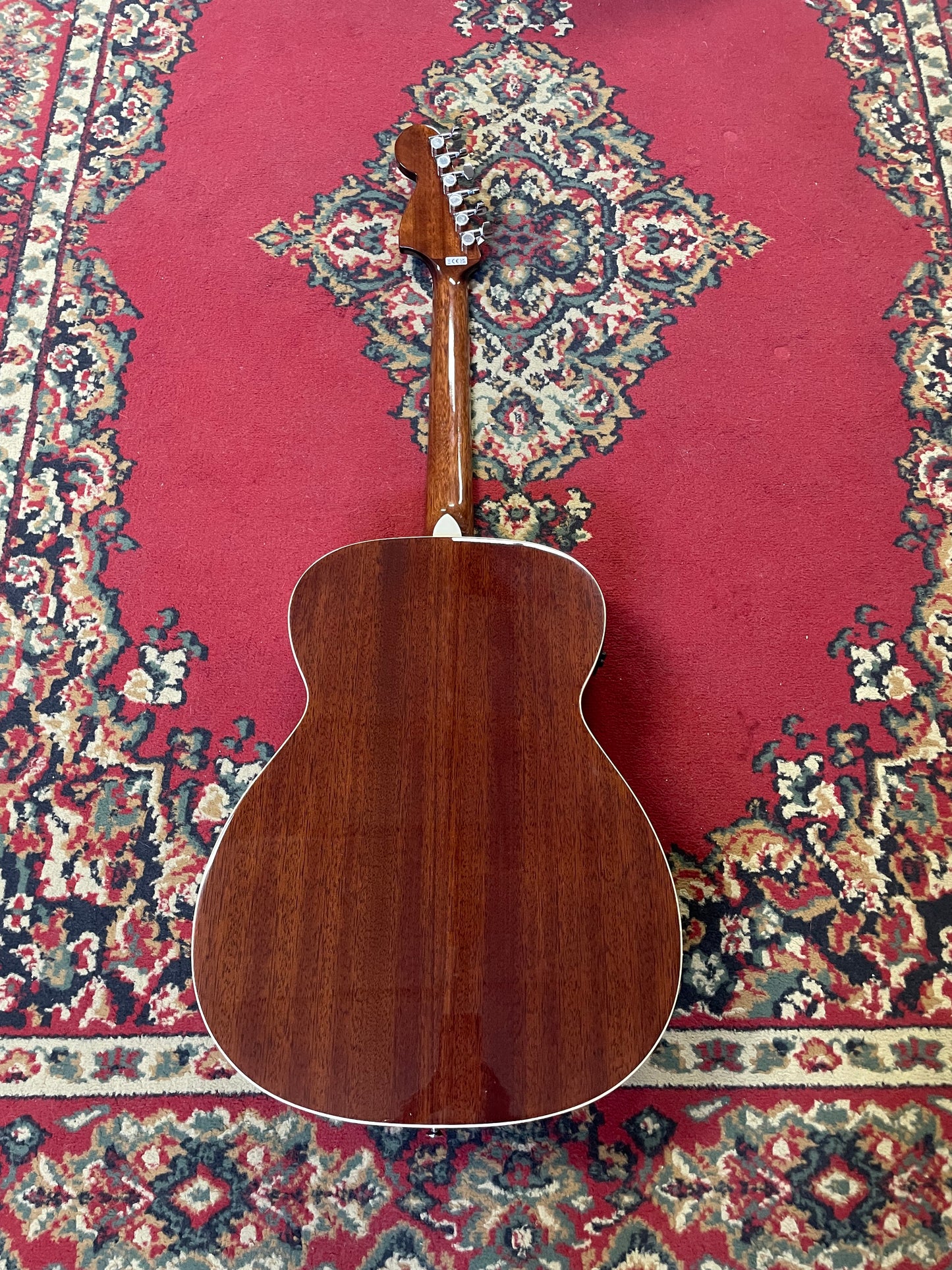 Fender California Standard Monterey E Electric Acoustic Guitar - Natural Sapele