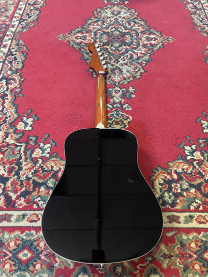 Fender California Standard Redondo Mini Acoustic Guitar with Bag - Black