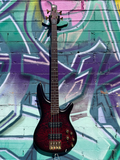 Ibanez SR300EDX Electric Bass Guitar - Wine Red Frozen Matte