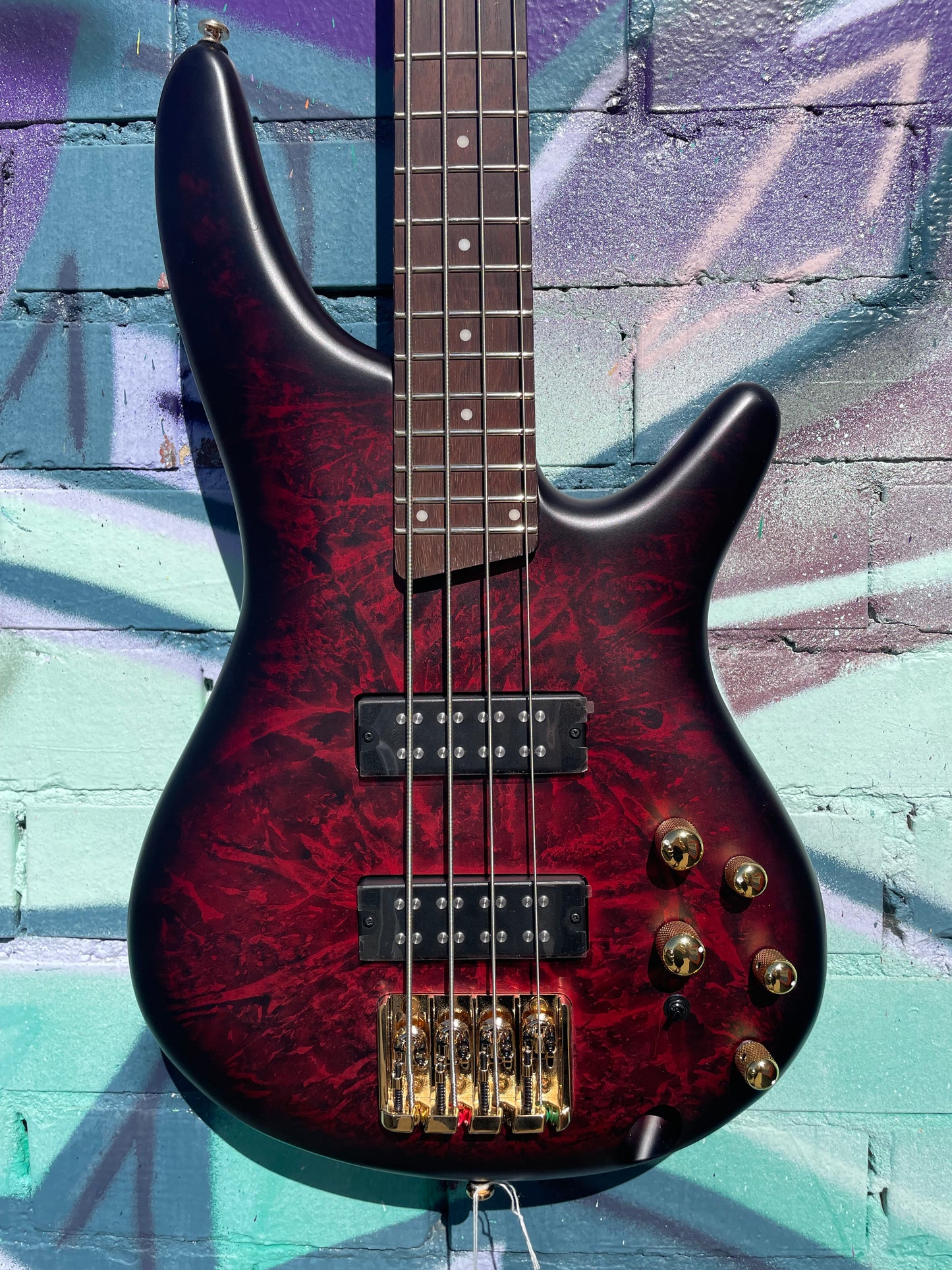 Ibanez SR300EDX Electric Bass Guitar - Wine Red Frozen Matte