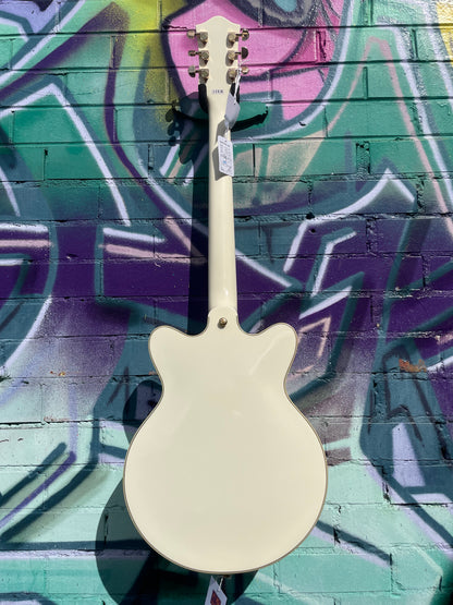 Gretsch G2655TG Streamliner Center Block Jr. Double-Cut with Bigsby LTD Electric Guitar - Vintage White