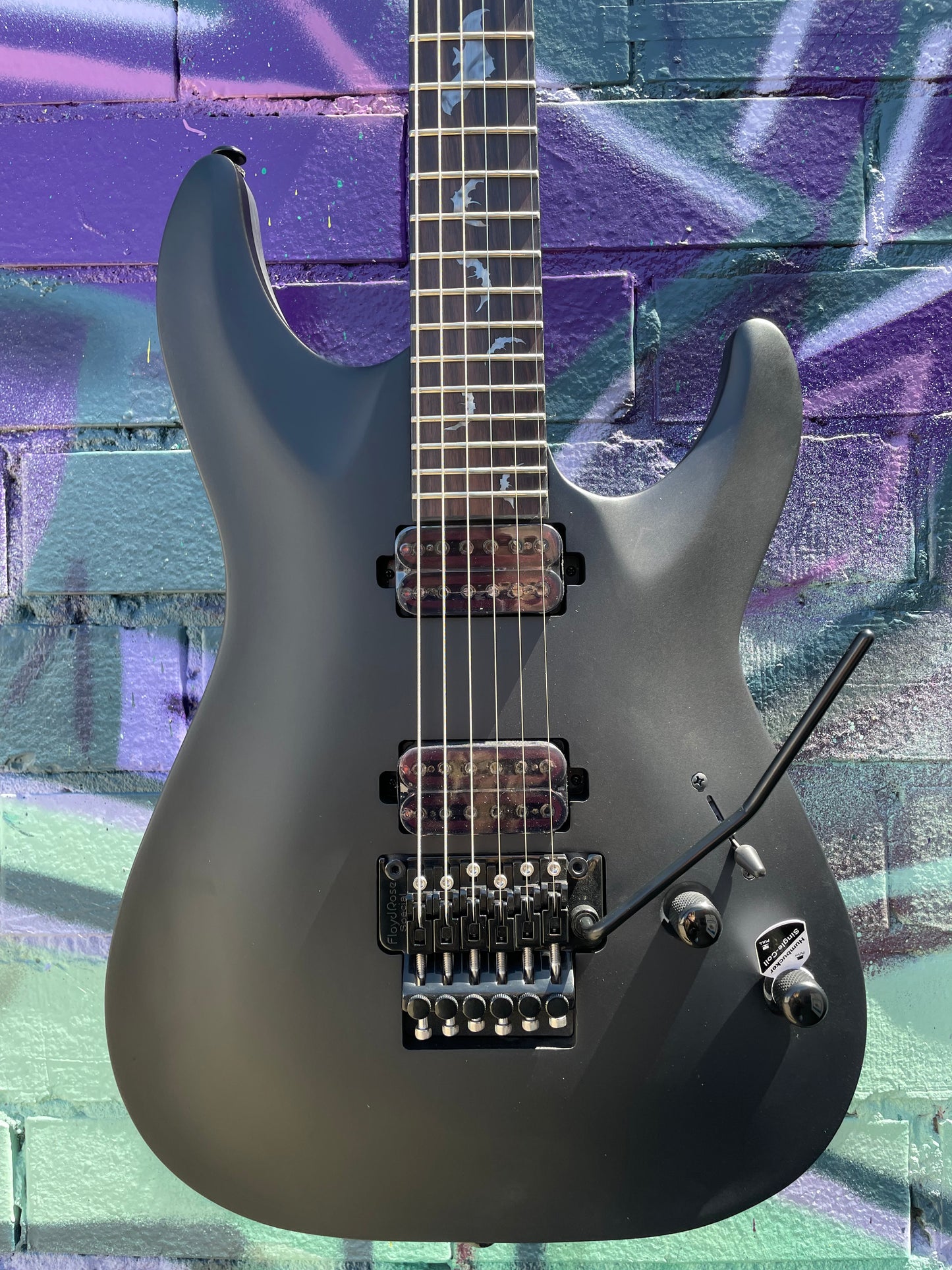 Schecter Damien 6 FR- Satin black