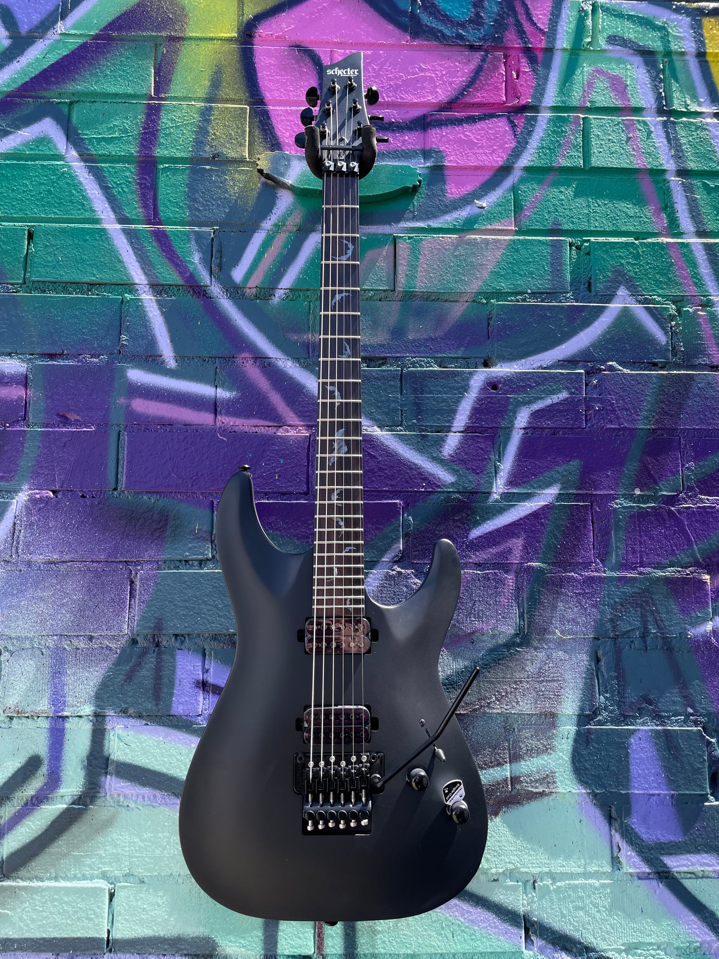 Schecter Damien 6 FR Electric Guitar - Satin black