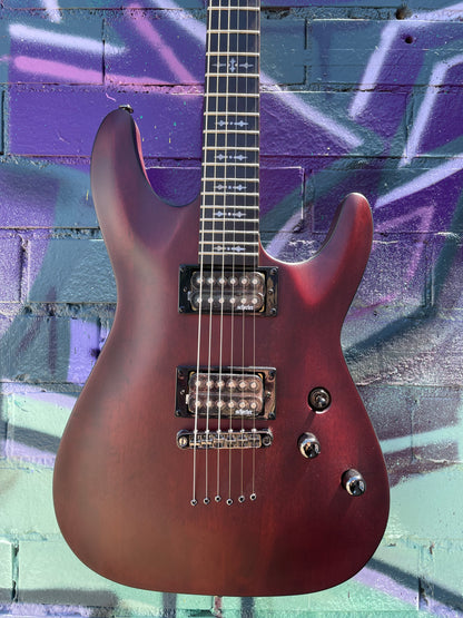 Schecter Omen 6 Electric Guitar - Walnut Satin