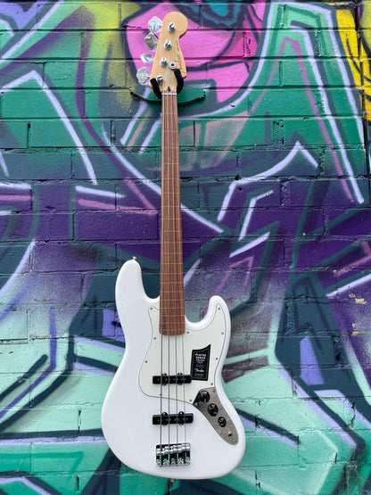 Fender Player Jazz Bass Fretless - Polar White