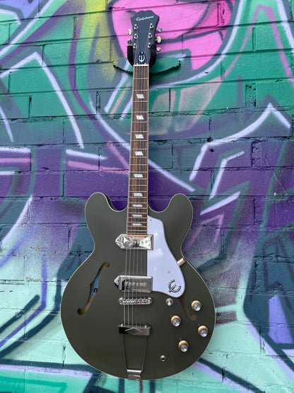 Epiphone Casino Worn Electric Guitar- Worn Olive Drab