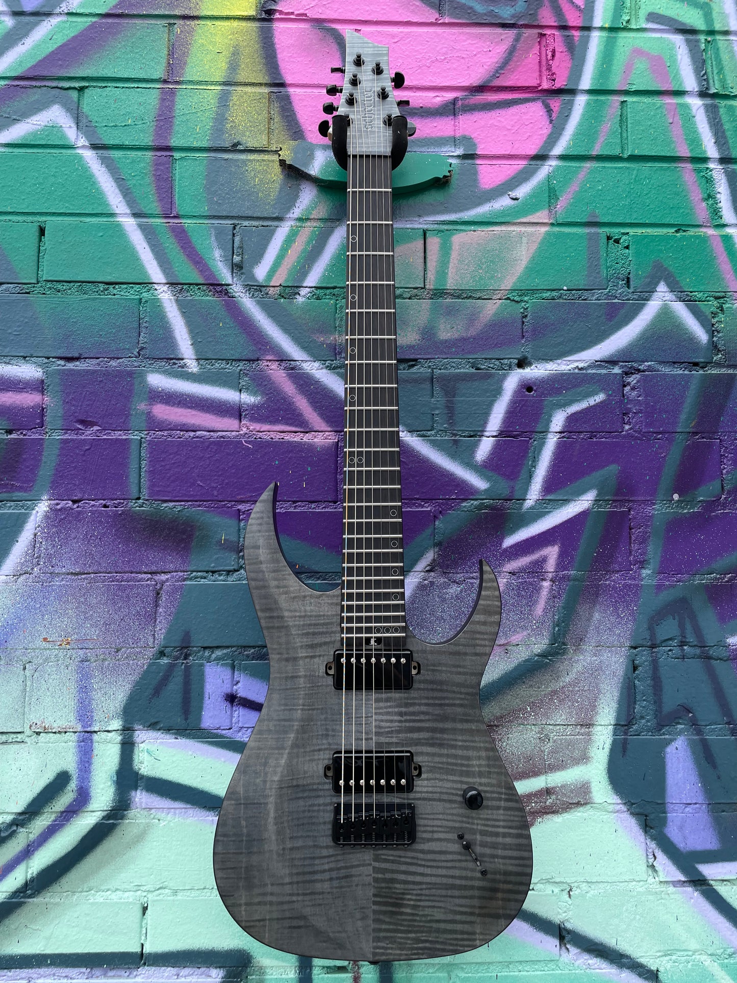 Schecter Sunset-7 Extreme Electric Guitar - Grey Ghost