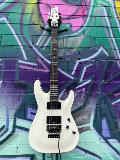 Schecter Demon 6 FR Electric Guitar - Vintage White